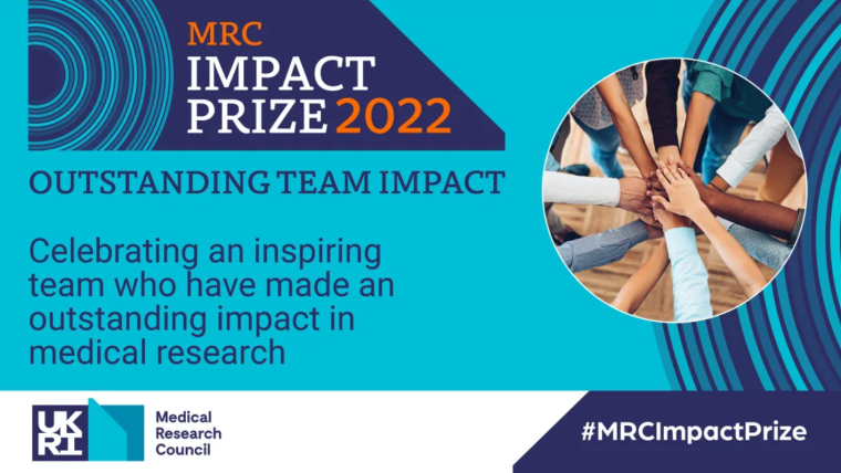 RECOVERY trial team awarded MRC Impact Prize for Outstanding Team Impact